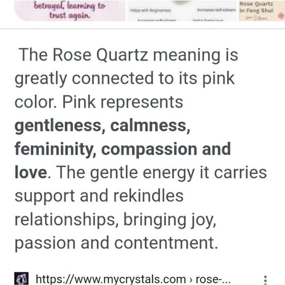 Rose Quartz Tumble stone  sealed in package not touched - Picture 6 of 6